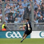 Stephen Cluxton kicks the winning point