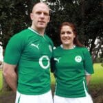 Paul OÕConnell with Fiona Coughlan 25/1/2012