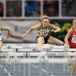 Derval O'Rourke wins her heat 12/2/2012
