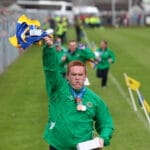 Medal winners from the Special Olympics do a lap of honour 16/7/2011