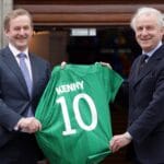 Enda Kenny and Giovanni Trapattoni 3/4/2012
