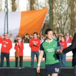 Audrey O Flynn receieves a trophy for best scorer for the tournament 25/3/2012