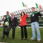 John Delaney and Eamon Gilmore 30/4/2012