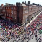 General view of today's Women's Mini Marathon 4/6/2012