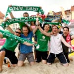Ireland fans celebrate 12/6/2012