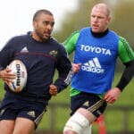 Simon Zebo and Paul O'Connell 1/5/2012