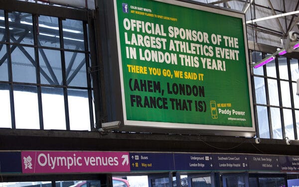 Paddy Power’s London Sponsorship