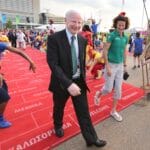 Pat Hickey and Sonia O'Sullivan 25/7/2012