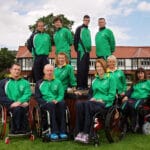 Selected members of the 49 strong Irish Paralympic Team 28/6/2012