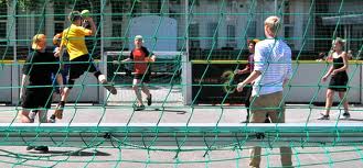 Handball on the streets
