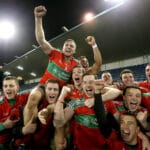 Ballymun Kickhams' players celebrate after the game 29/10/2012