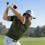 Rory McIlroy in new Nike branded gear