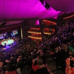 General view of tonight's fight 24/2/2013