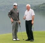 Golf Rory McIlroy and Dad Gerry