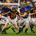 Aidan Fogarty under pressure from Conor O'Brien and Conor O'Mahony 5/5/2013