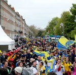 Rugby Fans in Dublin