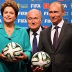 hand over of the FIFA World Cup from Brazil to Russia