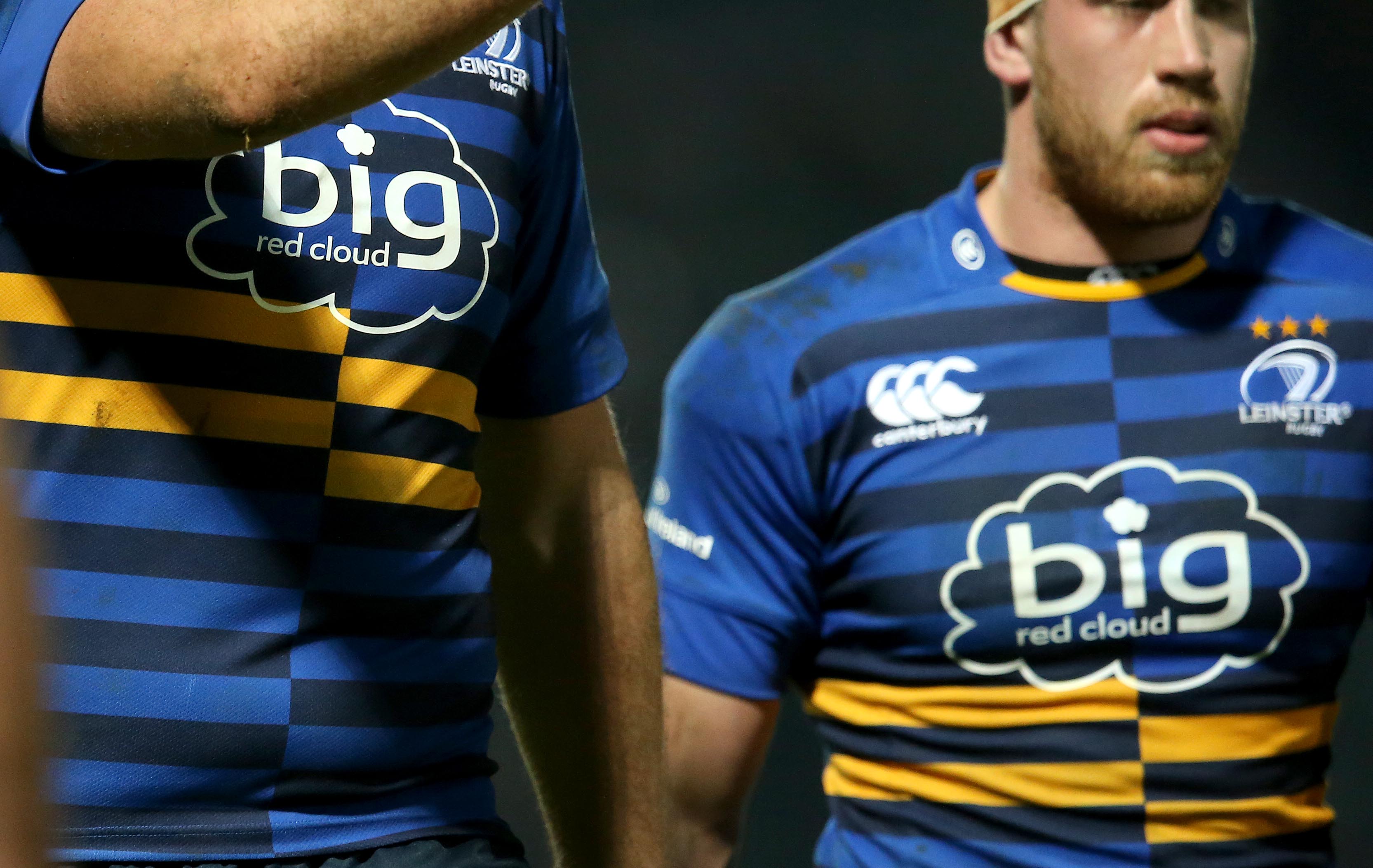 'Big Red Cloud' Leinster jersey sponsor for today's game 17/1/2015