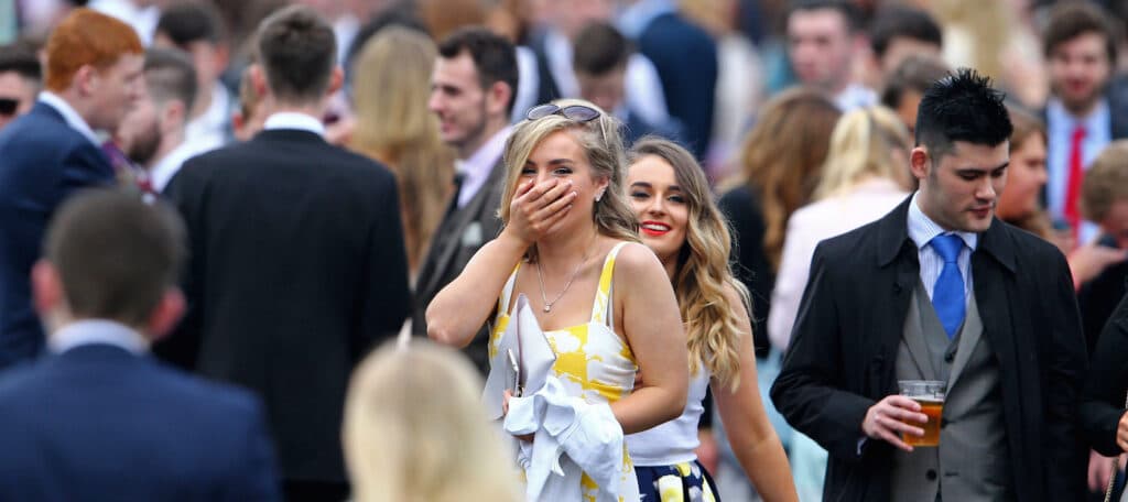 Students enjoying the atmosphere 15/4/2015