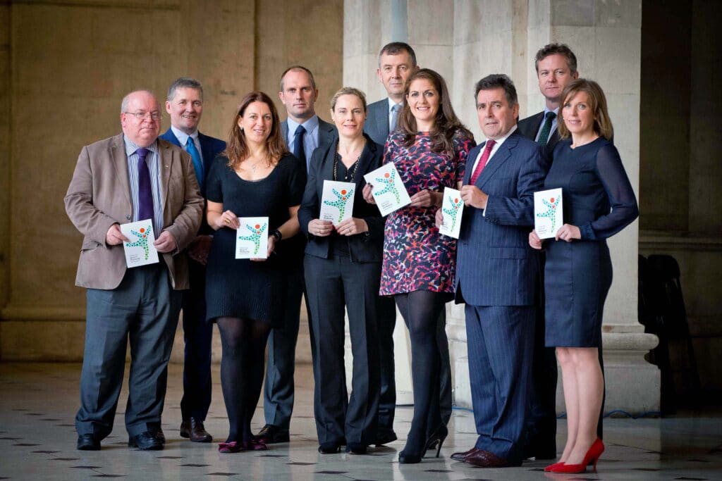 REPRO FREE***PRESS RELEASE NO REPRODUCTION FEE*** Dublin City Sport & Wellbeing Partnership Launch, City Hall, Dublin 18/11/2015 An tArdmhara Crona N Dhlaigh today launched the new Dublin City Sport & Wellbeing Partnership in City Hall, Dublin 2. This partnership is being established to take a more strategic and consolidated approach on how sport and physical activity are delivered across the city. The board members will include representatives from Dublin City Council, National Governing Bodies of Sport and other sectoral interests and will play a key role in the development and delivery of specific aims and outcomes. This new structure will merge the Dublin City Sports Network (DCSN) and the Sport Sub Committee of the Arts, Culture, Recreation & Community Strategic Policy Committee (SPC) and the new Partnership will report directly to the SPC. Pictured today (L-R) Dublin City Sport & Wellbeing Partnership Advisory Board members, Brendan Kenny (Asst Chief Exec, DCC), Rob Hartnett (Chief Executive, Sport for Business), Sinead McNulty (Head of Sport, DIT), Richard Fahey (Dir. of Club Licensing and Facility, FAI), Sarah Keane (Chief Executive, Swim Ireland, John Costello (Chief Executive, Dublin GAA), Fiona Coghlan (Chairperson), Michael Dawson (Chief executive, Leinster Rugby), James Galvin (Chief Executive, Federation of Irish Sport) and Shauna McIntyre (Manager, Dublin City Sport and Wellbeing Partnership) Mandatory Credit ©INPHO/Morgan Treacy