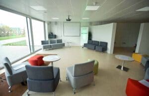 A view of the Athlete relaxation area 7/1/2016