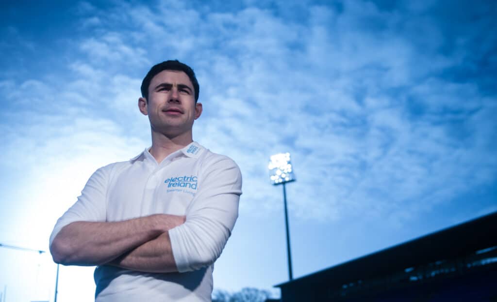 1 February 2016; Former Irish International Felix Jones announces Electric Ireland’s 2016 sponsorship of the Under 20’s Rugby Six Nations Home Games, Donnybrook. Electric Ireland believe in Smarter Living and for rugby fans these matches are the smarter choice to experience the Six Nations atmosphere while seeing at first hand the rising stars of Irish rugby. Donnybrook Stadium, Donnybrook, Dublin. Picture credit: Ramsey Cardy / SPORTSFILE *** NO REPRODUCTION FEE ***