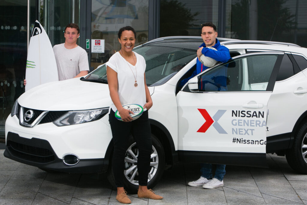 Gearoid McDaid, Sophie Spence and Shane Carthy - Nissan Generation Next Ambassadors 2016