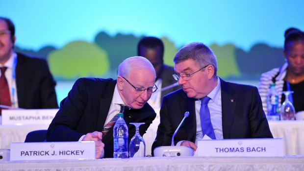 Pat Hickey IOC Thomas Bach