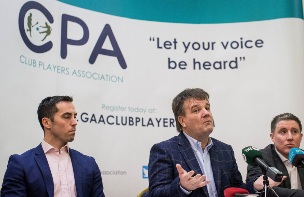 executive member Aaron Kernan, Secretary Declan Brennan and Chairman Michael Briody Mandatory Credit ©INPHO/Ryan Byrne