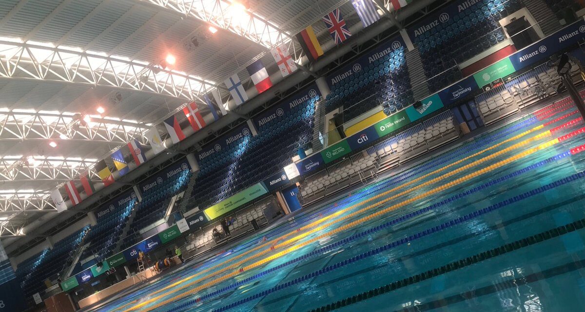 Backstage at Euro Champ Para Swiming