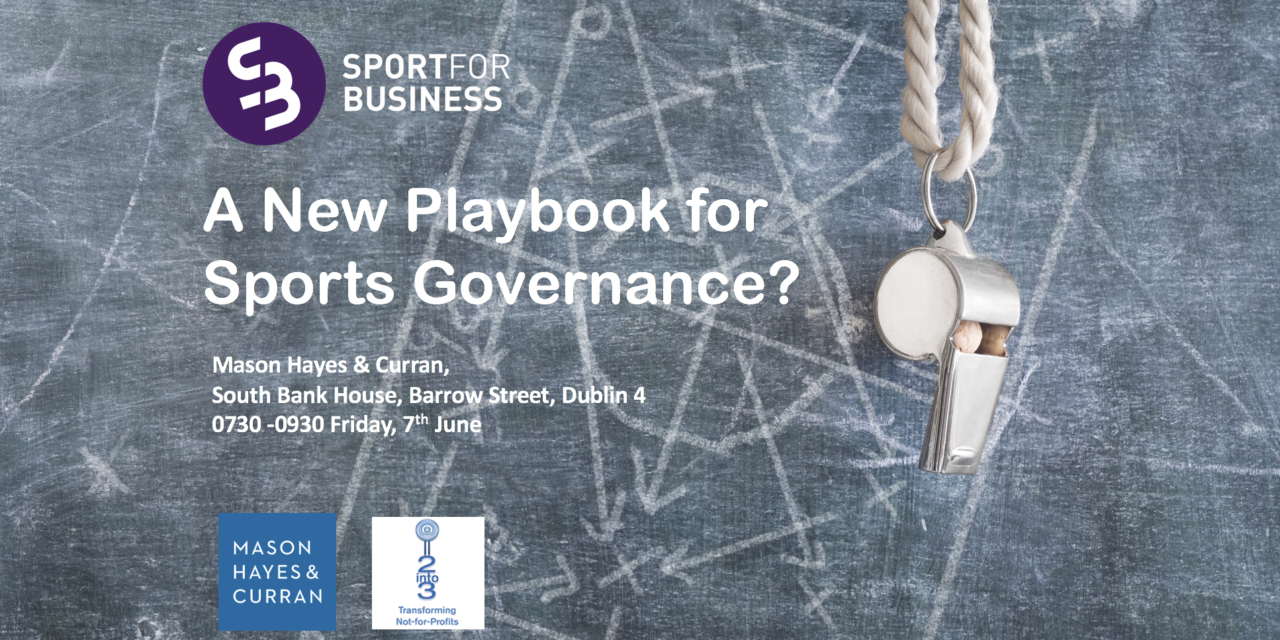 Your Thoughts on Sports Governance - Sport for Business