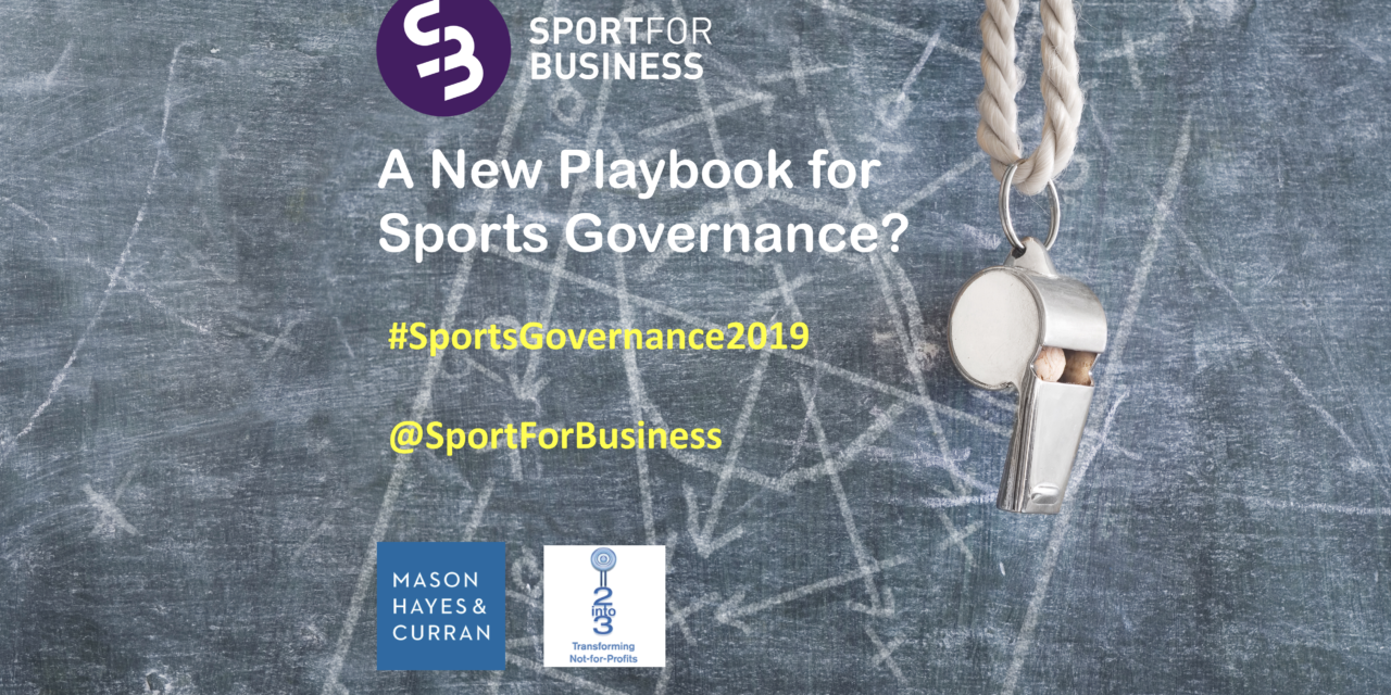 Live This Morning on Sporting Governance
