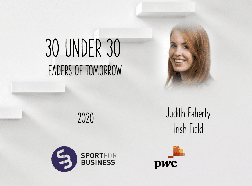 Sport for Business 30 Under 30 – Judith Faherty