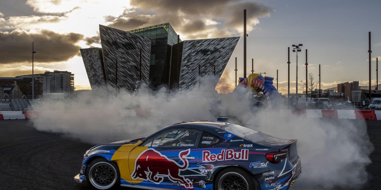 Red Bull Drifting in Belfast