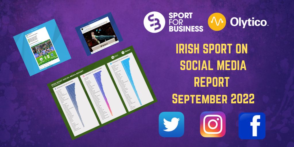 Irish Sport on Social Media Monthly Report – September 2022
