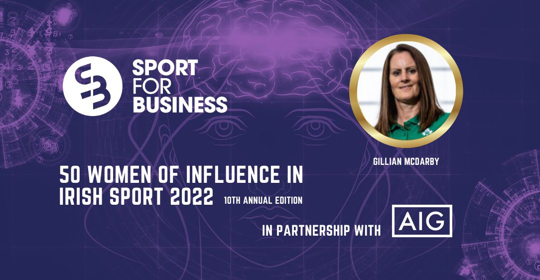 50 Women of influence in Irish Sport 2022 – Gillian McDarby