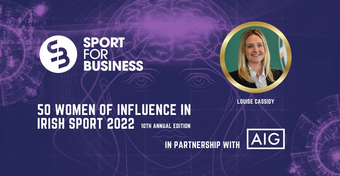 50 Women of Influence in Irish Sport 2022 – Louise Cassidy
