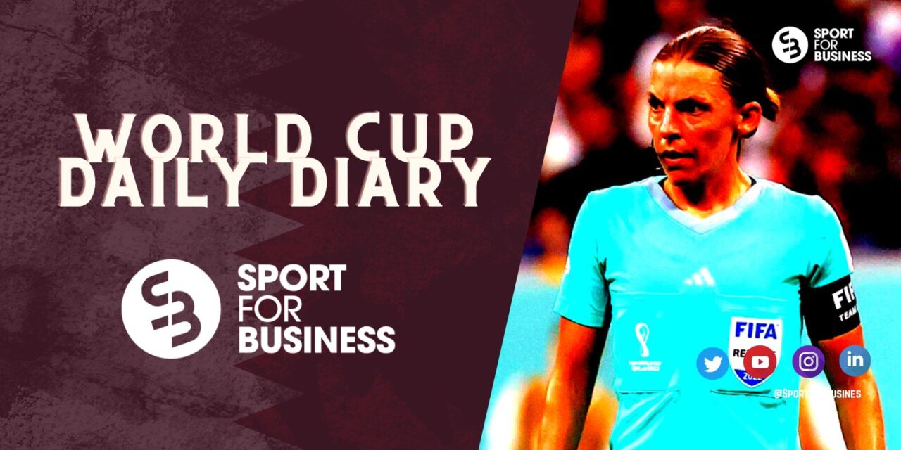 FIFA World Cup Daily Diary – Frappart, European Woe, Infantino’s Runners, Sportswashing Selectivity