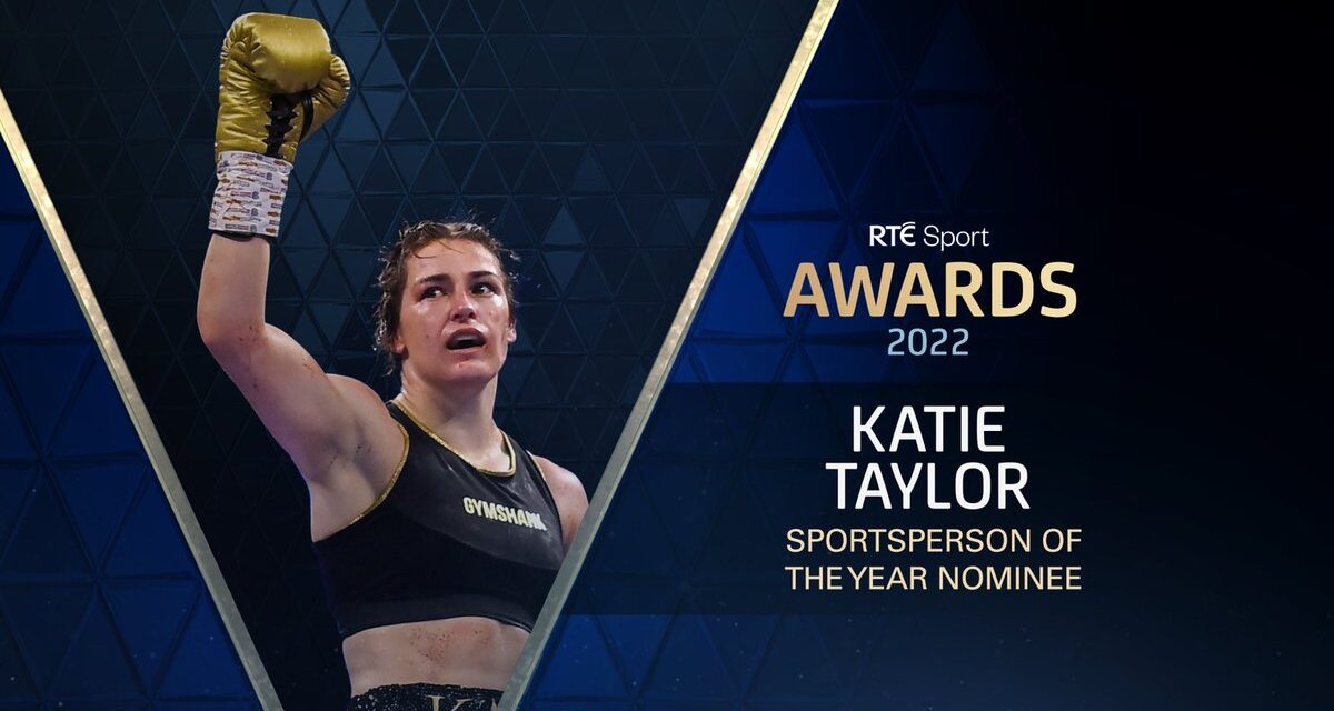 Taylor Named RTÉ Sportsperson of the Year for Third Time