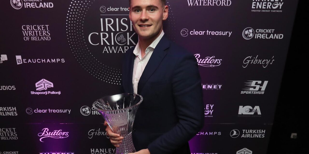 Little and Kelly Take Top Honours at Cricket Ireland Awards