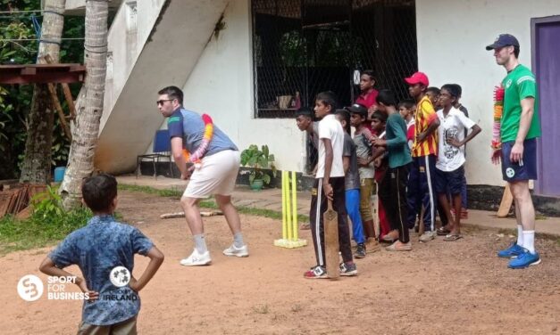 Irish Cricket Team Visit Tsunami Care Village in Sri Lanka