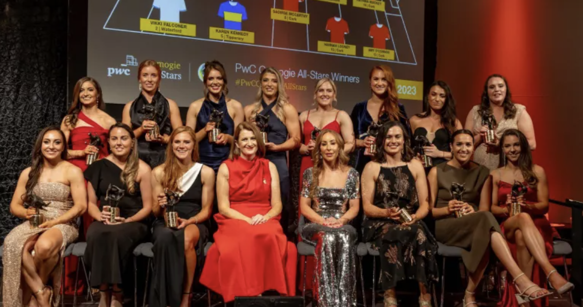 Cork Eight and Bainisteoir Dominate PwC Camogie All Stars