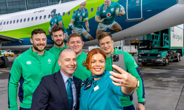 Aer Lingus Wearing Green with IRFU