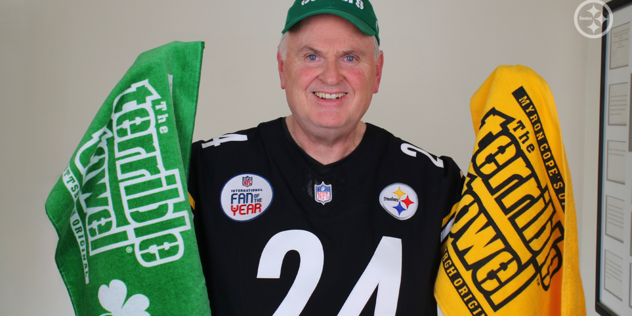 Dublin’s Own McCormack the International Pittsburgh Steelers Fan of the Year