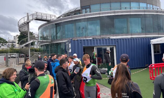 Dress Rehearsal for Irish Sailing Olympians and Media