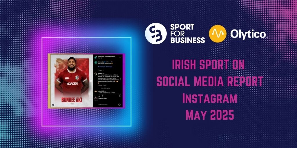 Irish Sport on Social Media Monthly Report – May 2025 on Instagram