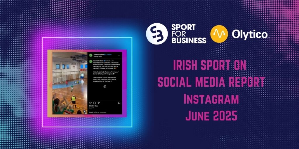 Irish Sport on Social Media Monthly Report – June 2025 on Instagram