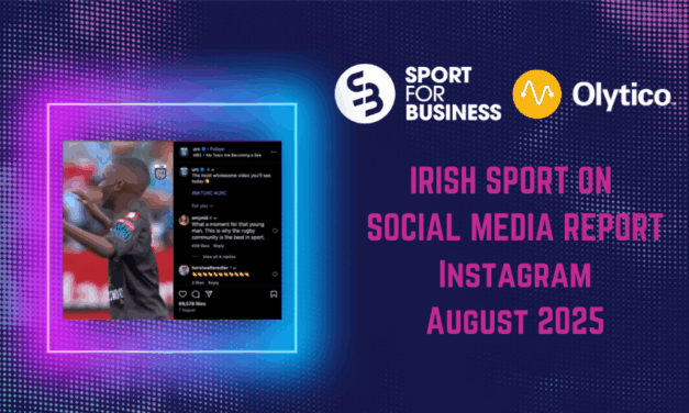 Irish Sport on Social Media Monthly Report – August 2025 on Instagram