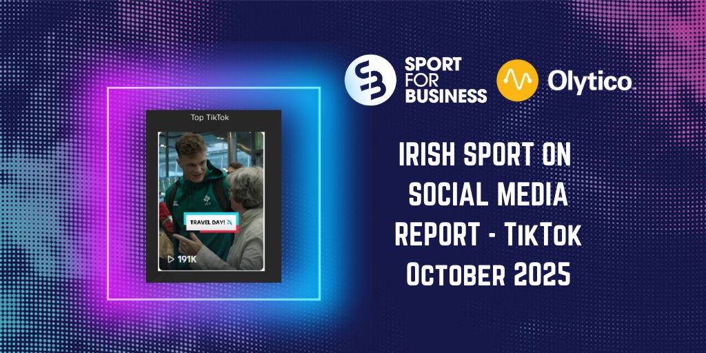 Irish Sport on Social Media Monthly Report – October 2025 on TikTok