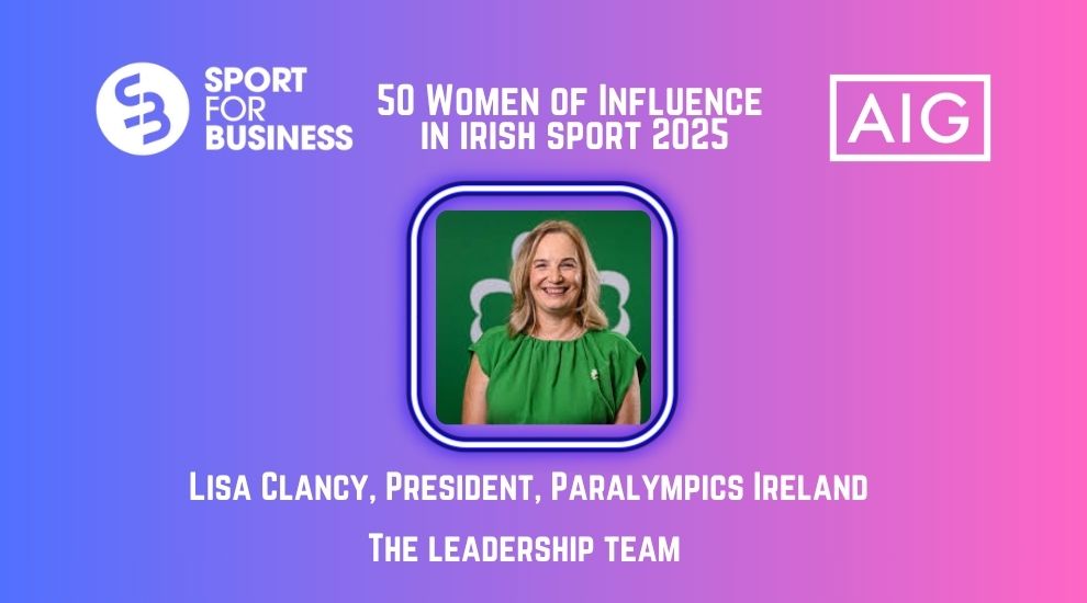 50 Women of Influence in Irish Sport 2025 – Lisa Clancy